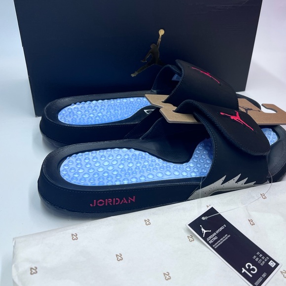 JordanAir Jordan Hydro 5 Slides 'Metallic' - Picture 2 of 11